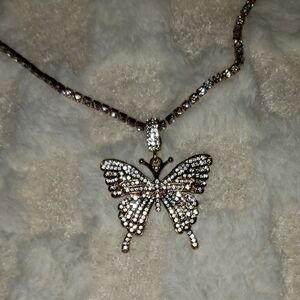 Elegant Butterfly Pendant Necklace